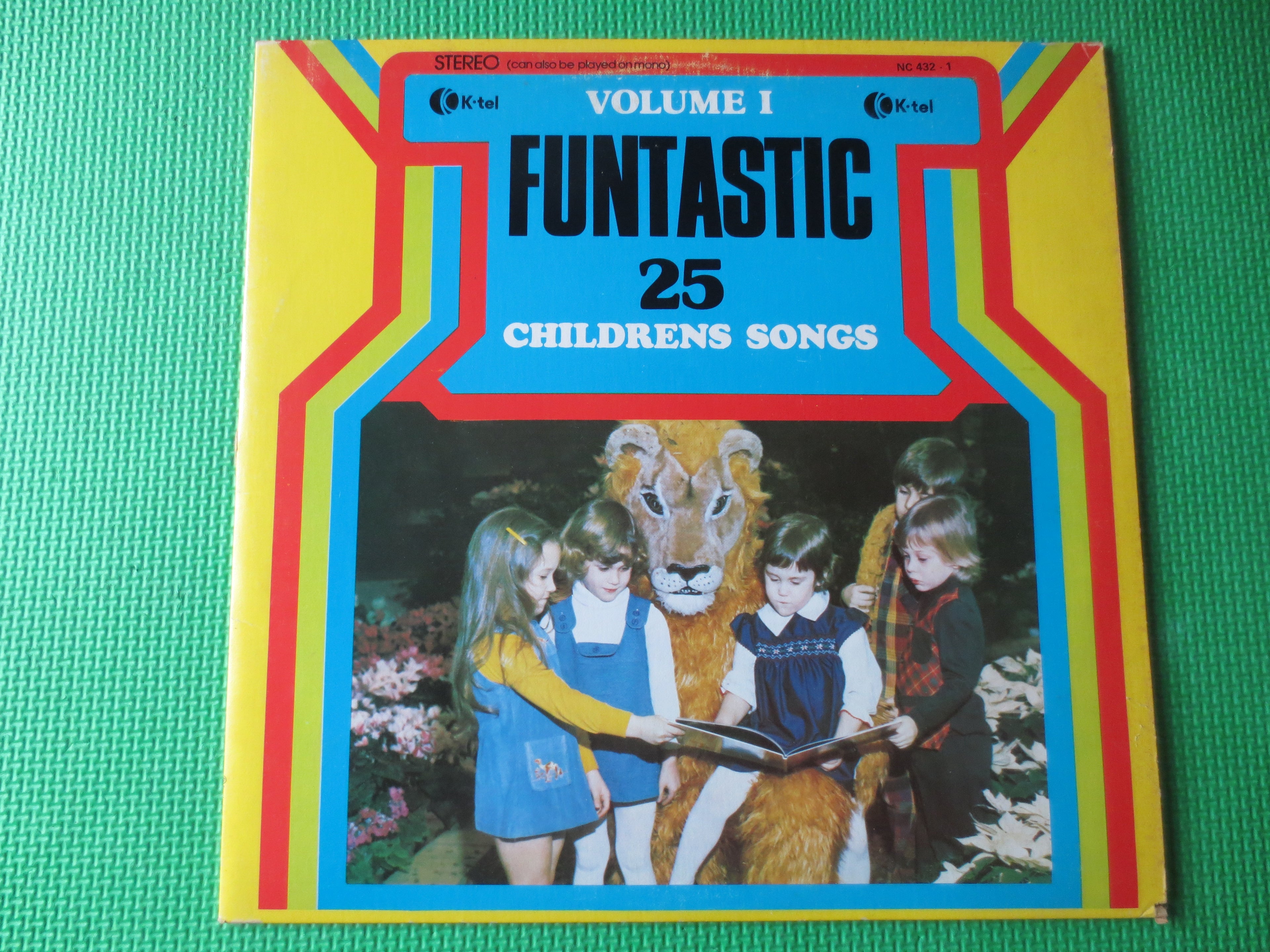K-Tel – Funtastic 25 Children's Songs (1975) Vinyl LP