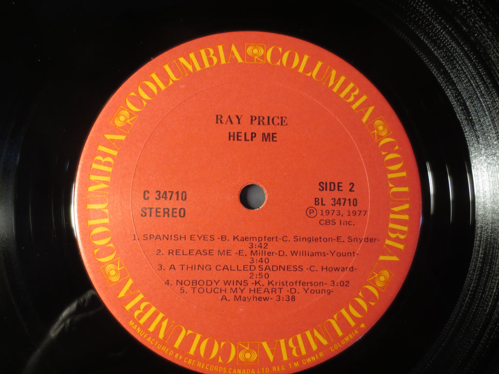 Ray Price – Help Me (1977) Vinyl LP