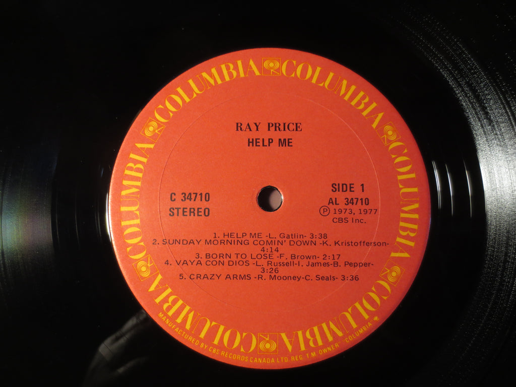 Ray Price – Help Me (1977) Vinyl LP