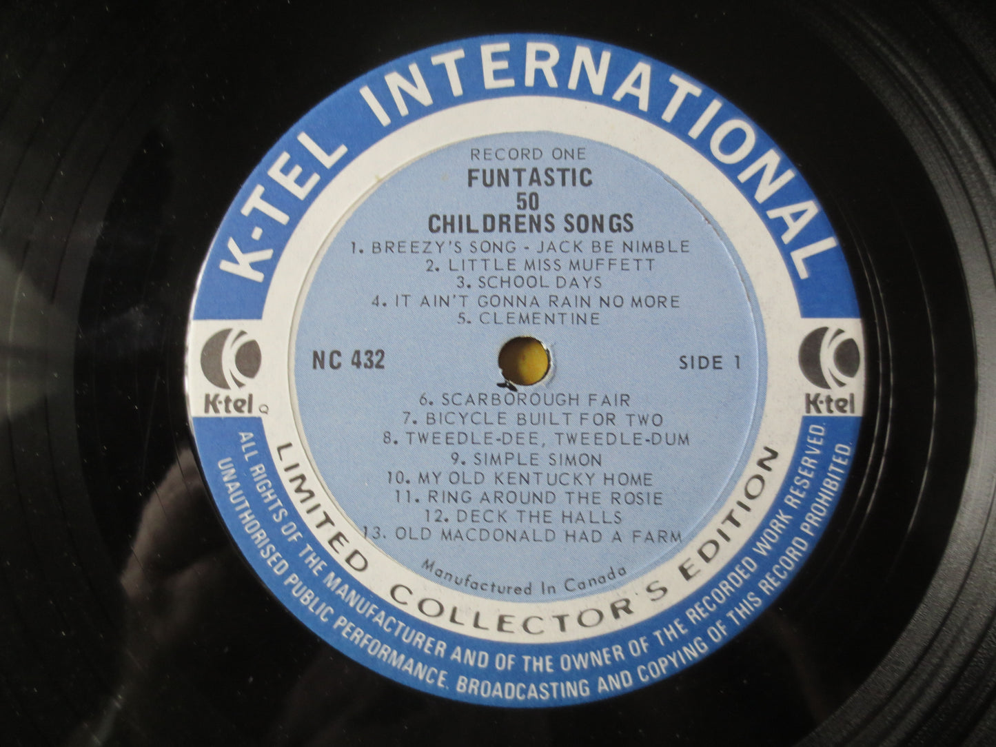 K-TEL Records, FUNTASTIC, 25 CHILDRENS Songs, K-Tel Albums, Vintage Vinyl, K-Tel Vinyl, Vinyl Records, Vinyl, 1975 Records