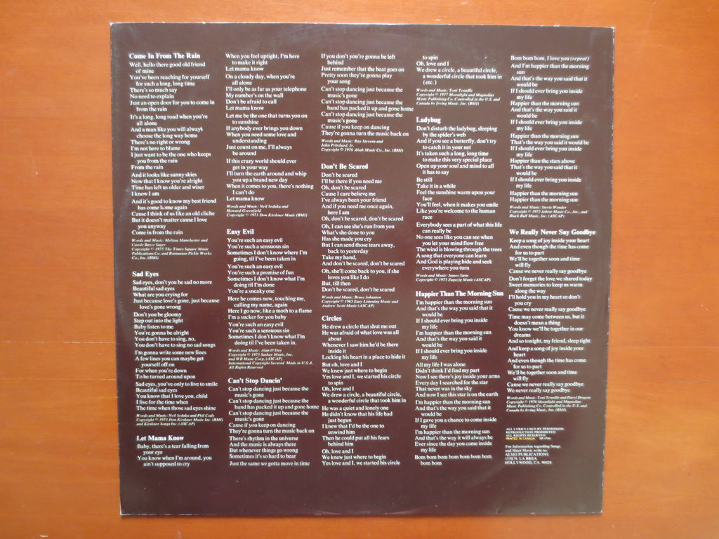 Captain & Tennille – Come In from the Rain (1977) Vinyl LP