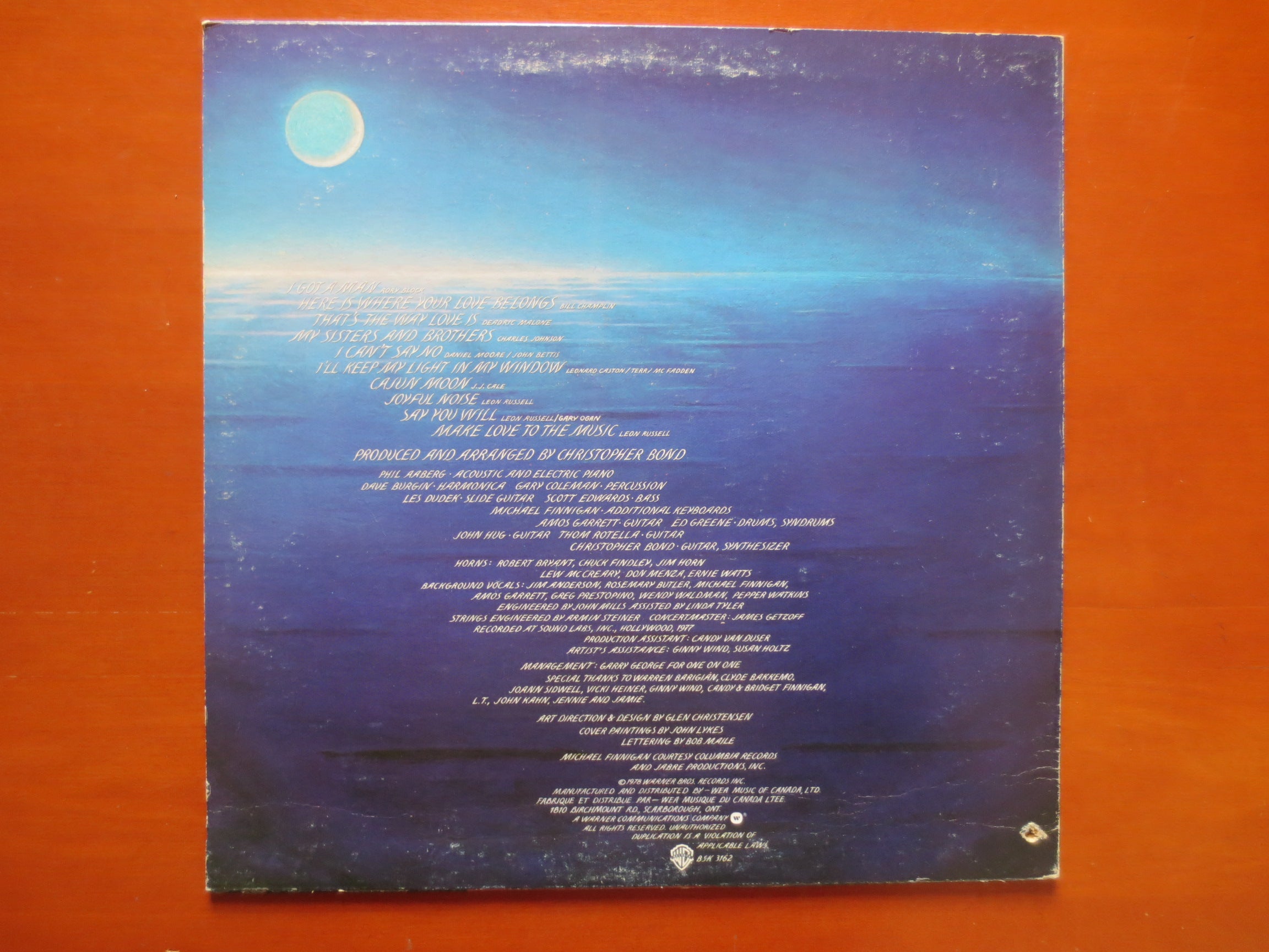 Maria Muldaur – Southern Winds (1978) Vinyl LP