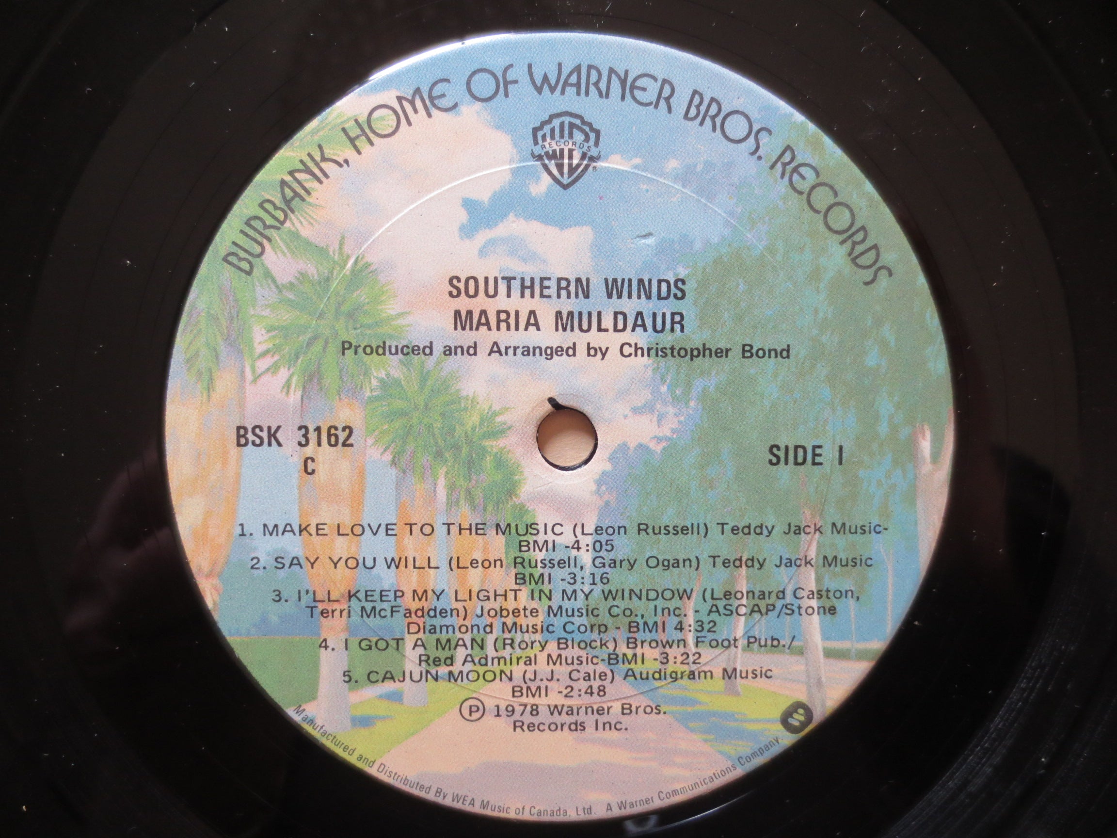 Maria Muldaur – Southern Winds (1978) Vinyl LP