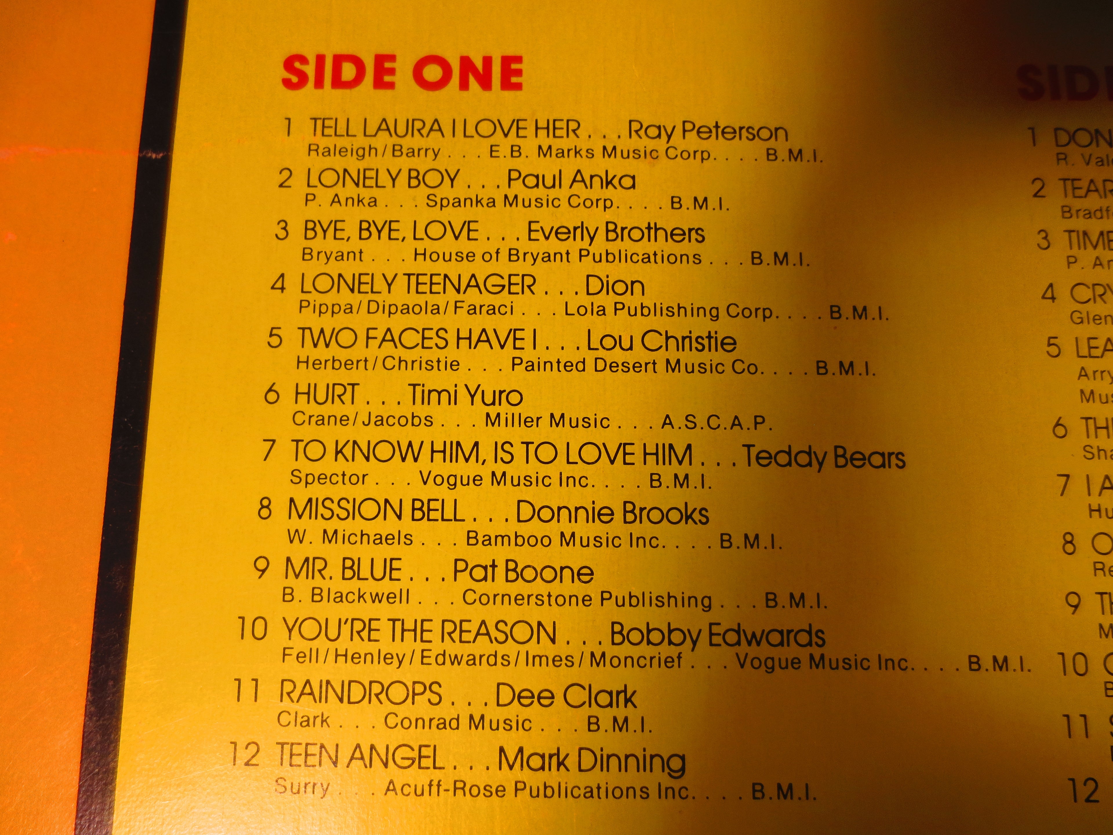 24 Tear Jerkers – K-Tel (1976) Vinyl LP