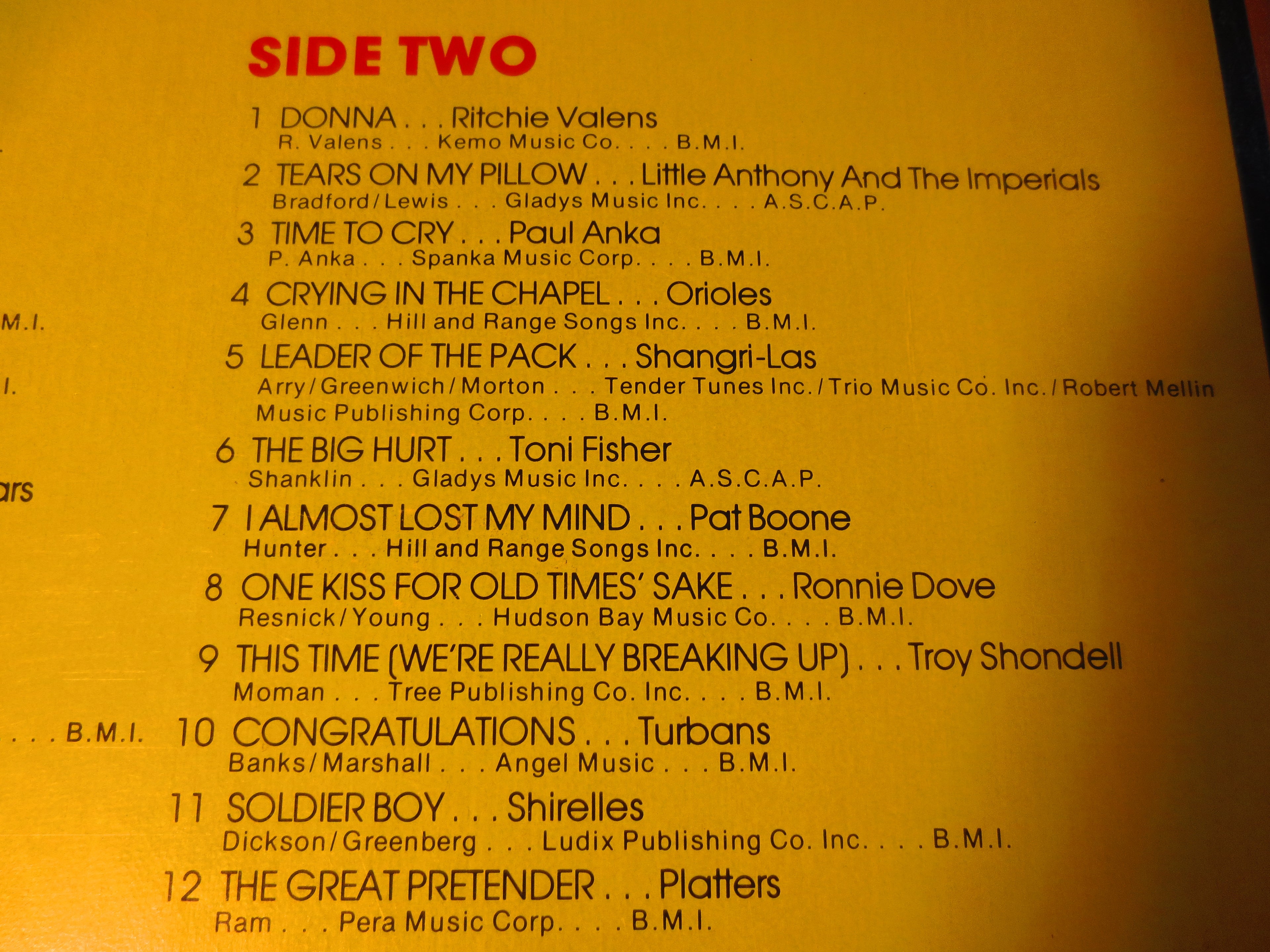 24 Tear Jerkers – K-Tel (1976) Vinyl LP