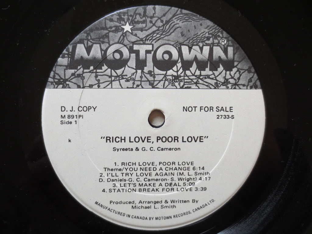 Syreeta – Rich Love, Poor Love (1977) Vinyl LP