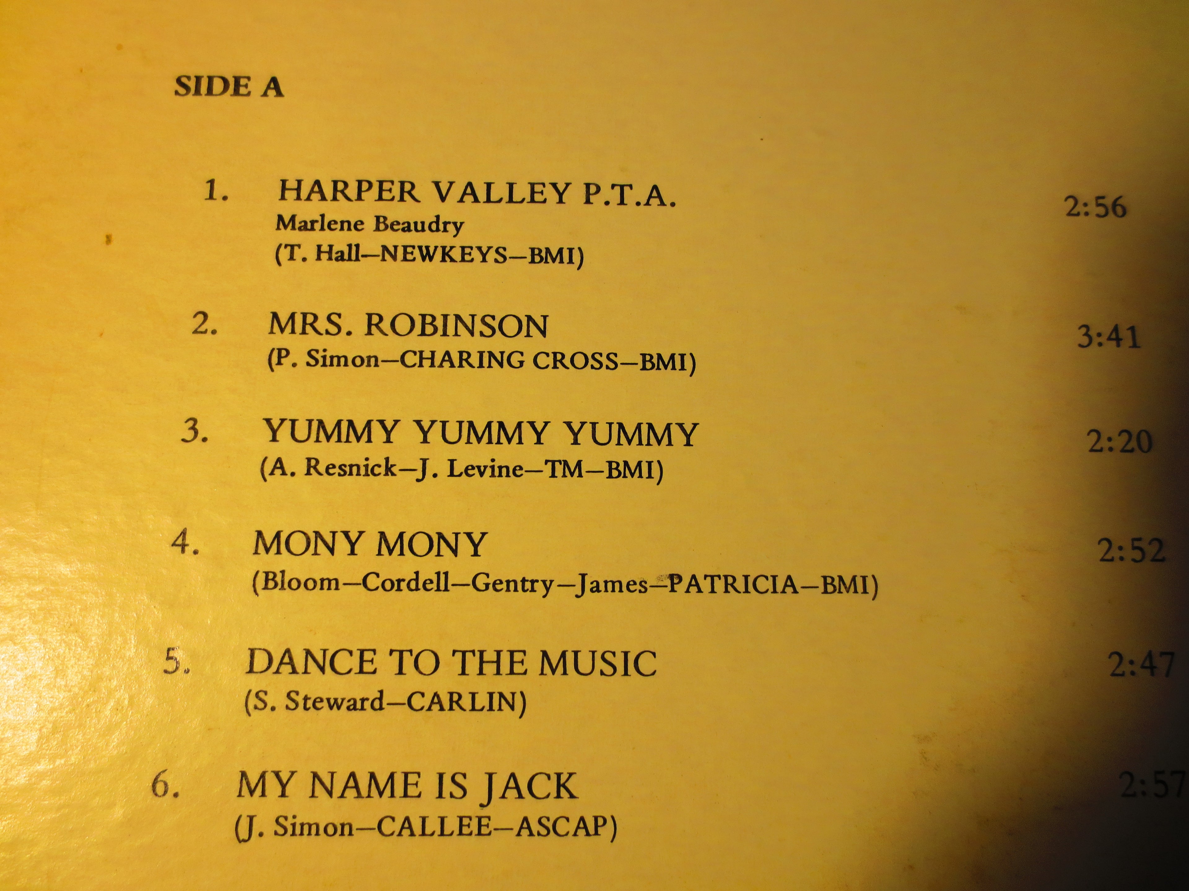 Marlene Beaudry – Harper Valley PTA (1968) Vinyl LP