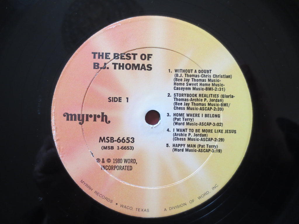 B.J. Thomas – The Best Of (1980) Vinyl LP