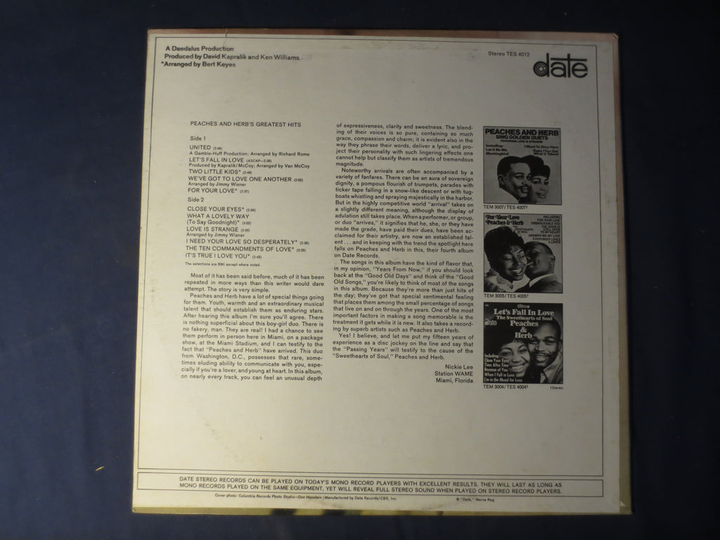 Peaches & Herb – Greatest Hits (1968) Vinyl LP