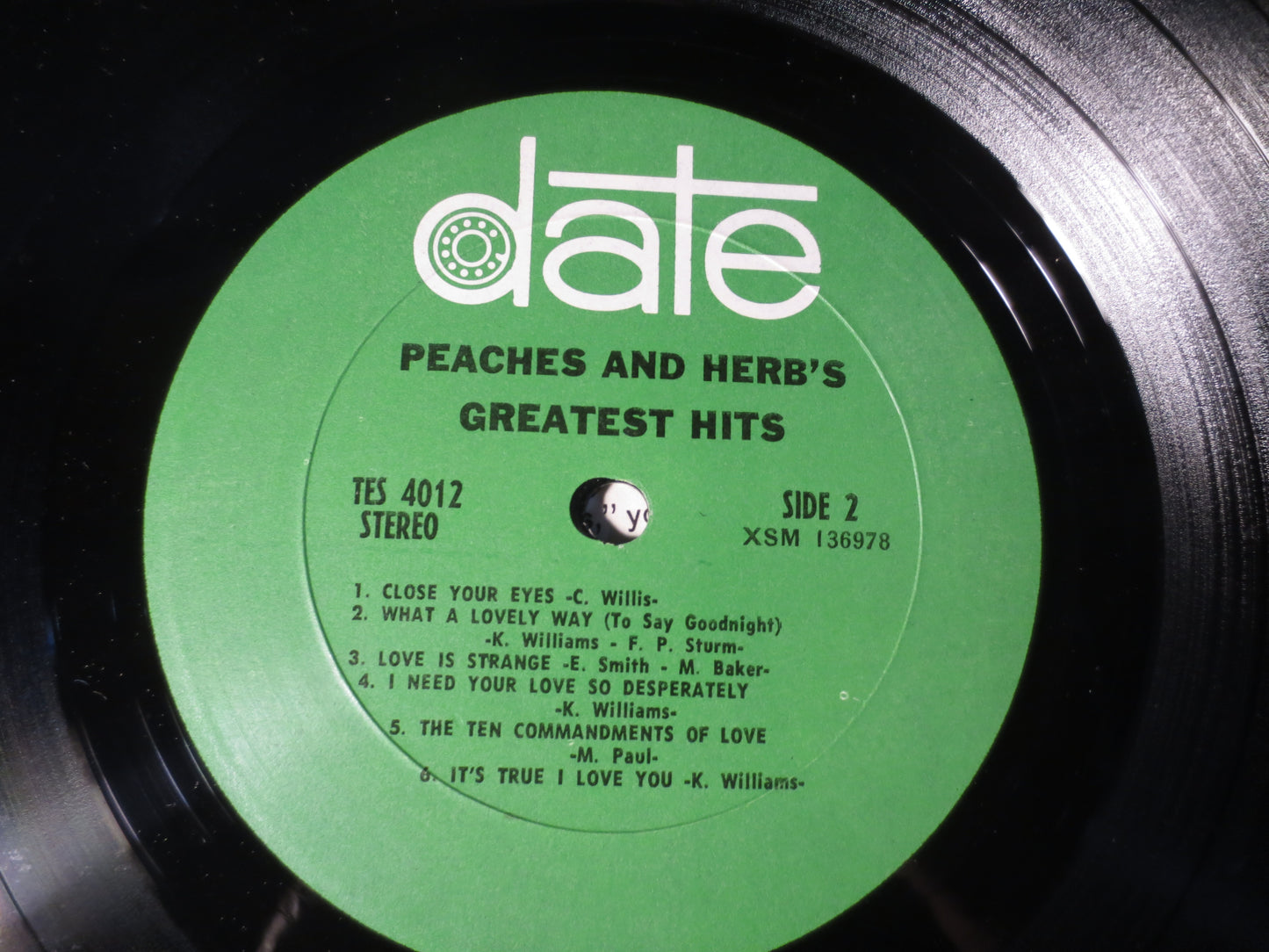PEACHES and HERB'S, GREATEST Hits, Pop Record, Vintage Vinyl, Record Vinyl, Record, Vinyl Record, Vinyl Lp, 1968 Records