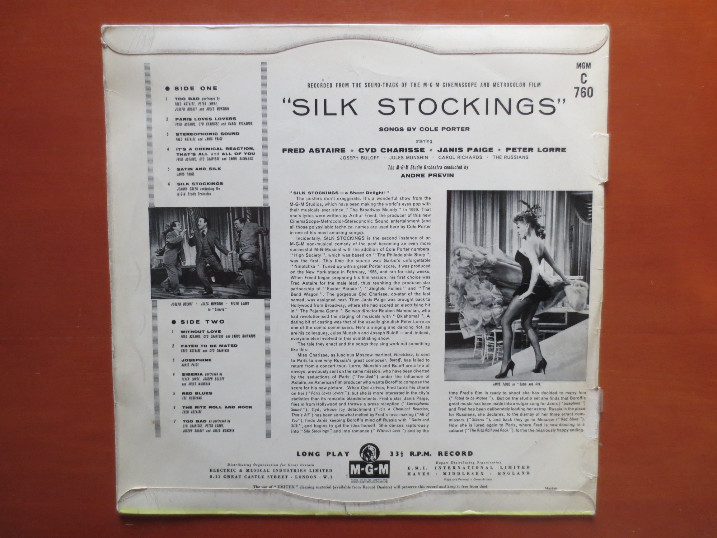 Silk Stockings – Cole Porter Original Soundtrack (1957) Vinyl LP