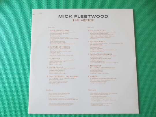 MICK FLEETWOOD, The VISITOR, Vintage Vinyl, Record Vinyl, Mick Fleetwood lp, Vinyl Record, Vinyl, Rock Record, 1981 Records