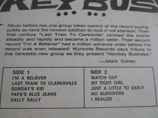 The Chimps – Monkee Business (1967) Vinyl LP