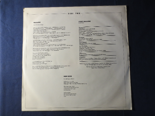 Heart – Magazine (1978) Vinyl LP