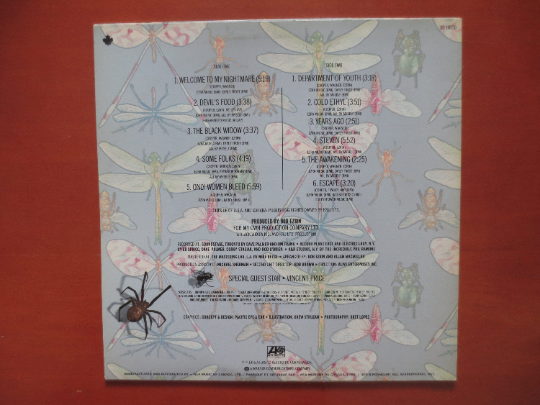 ALICE COOPER, NIGHTMARE, Alice Cooper Record, Alice Cooper Vinyl, Alice Cooper Lp, Vintage Vinyl, Records, Lp, 1975 Records