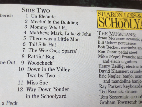 AUTOGRAPHED, Sharon, Lois & Bram, In The Schoolyard, Vintage Album, 1981 Record, Vinyl Lp
