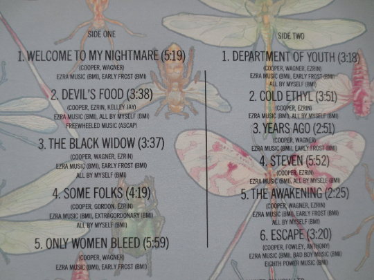 ALICE COOPER, NIGHTMARE, Alice Cooper Record, Alice Cooper Vinyl, Alice Cooper Lp, Vintage Vinyl, Records, Lp, 1975 Records