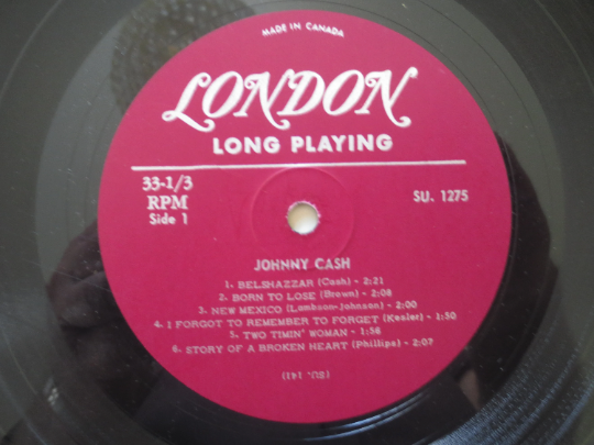 Johnny Cash – Story of a Broken Heart (1963) Vinyl LP