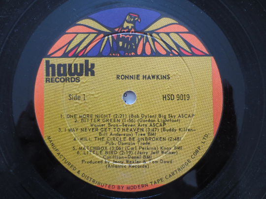 Ronnie Hawkins – Ronnie Hawkins (1970) Vinyl LP