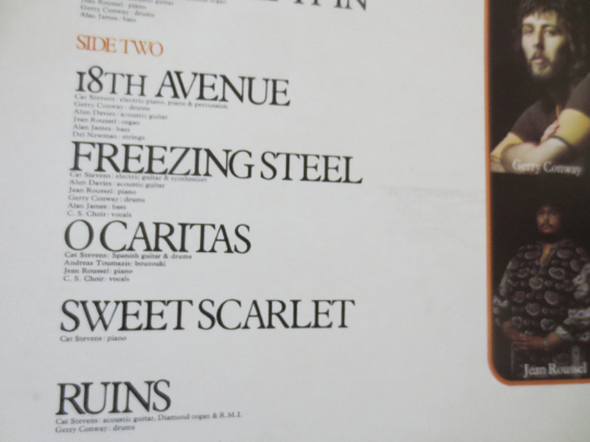 CAT STEVENS, "Catch BULL at Four", Vintage Album, 1972 Record, Vinyl Lp