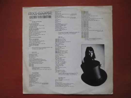 ALICE COOPER, NIGHTMARE, Alice Cooper Record, Alice Cooper Vinyl, Alice Cooper Lp, Vintage Vinyl, Records, Lp, 1975 Records