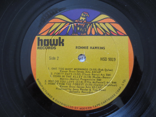 Ronnie Hawkins – Ronnie Hawkins (1970) Vinyl LP