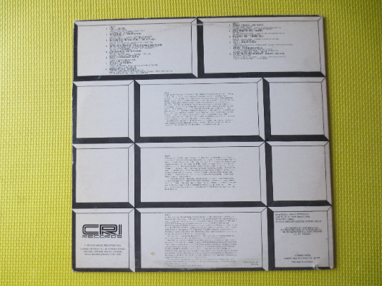 Business Unusual – CRI Records (1978) Vinyl LP