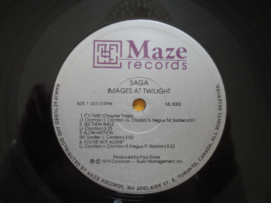 Saga – Images at Twilight (1979) Vinyl LP