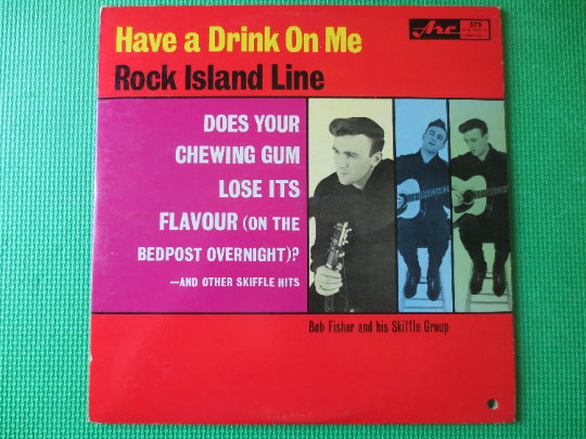 BOB FISHER, Skiffle Group, SKIFFLE Hits, Vintage Album, 1963 Record, Vinyl Lp
