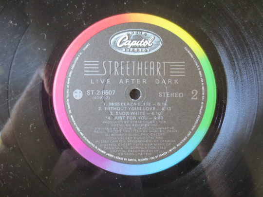 Streetheart – Live After Dark (1983) 2xVinyl LP