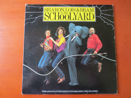 AUTOGRAPHED, Sharon, Lois & Bram, In The Schoolyard, Vintage Album, 1981 Record, Vinyl Lp
