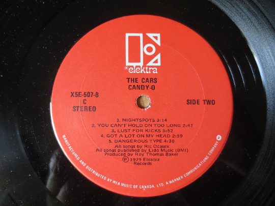 The Cars – Candy-O (1979) Vinyl LP