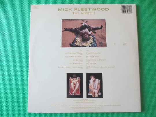 MICK FLEETWOOD, The VISITOR, Vintage Vinyl, Record Vinyl, Mick Fleetwood lp, Vinyl Record, Vinyl, Rock Record, 1981 Records