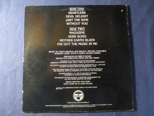 Heart – Magazine (1978) Vinyl LP