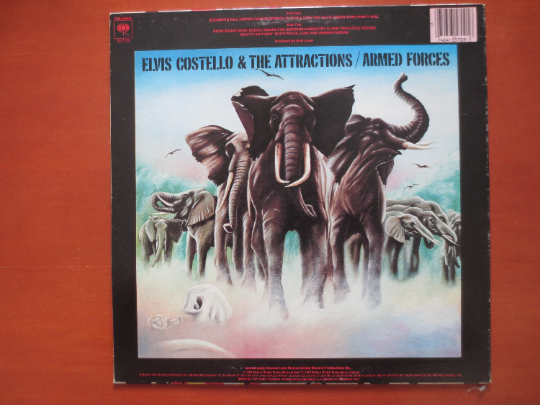 ELVIS COSTELLO, Armed Forces, Vintage Album, 1978 Record, Vinyl Lp