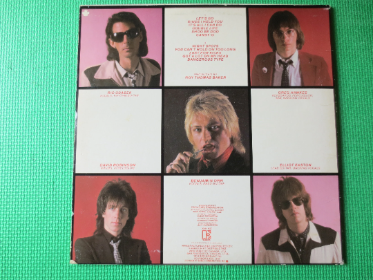 The Cars – Candy-O (1979) Vinyl LP
